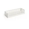 HAY Laatikot & Rasiat^Colour Crate Mini Oblong 13x34,5 cm, Off white
