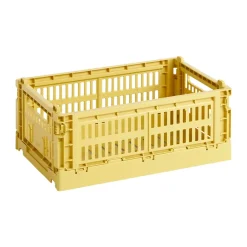 HAY Säilytyskorit^Colour Crate S 17 x 26,5 cm, Dusty yellow