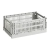 HAY Säilytyskorit^Colour Crate S 17 x 26,5 cm, Light grey