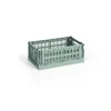 HAY Laatikot & Rasiat^Colour Crate S 17x26,5 cm, Sage green