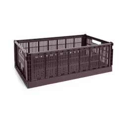 HAY Laatikot & Rasiat^Colour Crate XL 42x68 cm, Bordeaux