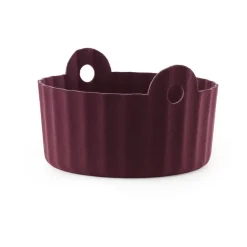 Normann Copenhagen Säilytyskorit^Colu Basket säilytyskori Ø44 cm, Burgundi
