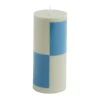 HAY Kynttilät^Column Candle pöytäkynttilä small 15 cm, Grey-blue