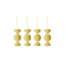 Cooee Design Joulukoristeet^Cooee joulukoriste messinki 4-pack, Caramel