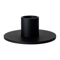 Cooee Design Kynttilänjalat & Kyntteliköt^Cooee kynttilänjalka matala 3 cm, Musta