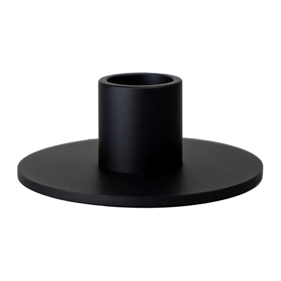 Cooee Design Kynttilänjalat & Kyntteliköt^Cooee kynttilänjalka matala 3 cm, Musta