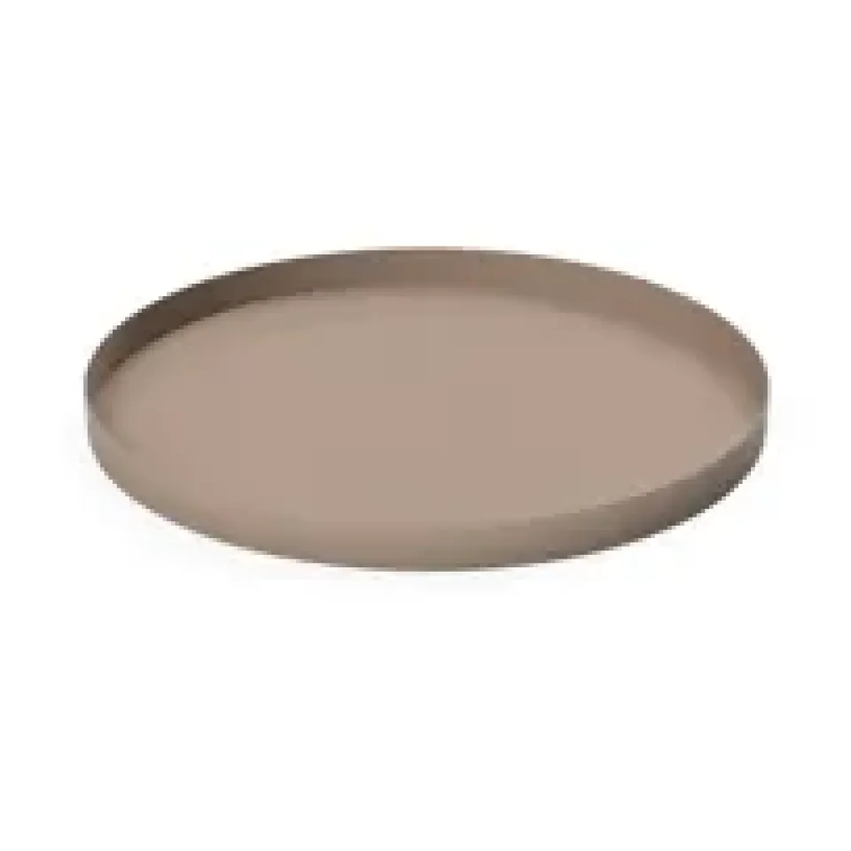 Cooee Design Kodinsisustusta Ja Yksityiskohtia|Koristetarjottimet^Cooee tarjotin 30 cm, pyöreä, Taupe