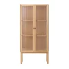 Audo Copenhagen Kaapit & Vitriinit^Curiosity kaappi lasiovilla 143 cm, Oak