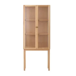 Audo Copenhagen Kaapit & Vitriinit^Curiosity kaappi lasiovilla 168 cm, Oak