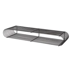 AYTM Hyllyt & Hyllyjärjestelmät^Curva hylly 80,4 cm, Black