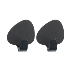 LIND DNA Koukut & Vaateripustimet^Curve Nupo -koukku M, 2-pakkaus, Black