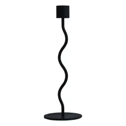 Cooee Design Kynttilänjalat & Kyntteliköt^Curved kynttilänjalka 23 cm, Black