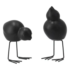 DBKD Pääsiäiskoristeet^Swedish Birds -pääsiäiskoriste, 2-pakkaus, Black