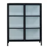 Lene Bjerre Kaapit & Vitriinit^Depot vitriinikaappi 90x40x110 cm, Black-white