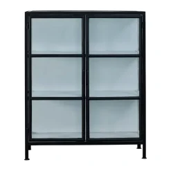 Lene Bjerre Kaapit & Vitriinit^Depot vitriinikaappi 90x40x110 cm, Black-white