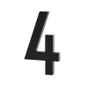 Design Letters Kodinsisustusta Ja Yksityiskohtia|Lastenhuoneen Sisustus^numerot alumiini 50 mm, 4