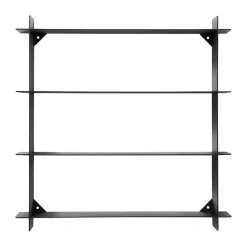 Andersen Furniture Hyllyt & Hyllyjärjestelmät^Division seinähylly, Black-teräs, 45x45x10 cm