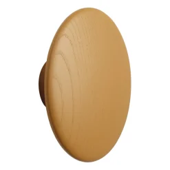Muuto Koukut & Vaateripustimet^Dots wood -koukku burnt orange, Ø 17 cm