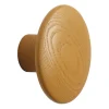 Muuto Koukut & Vaateripustimet^Dots wood -koukku burnt orange, Ø 9 cm