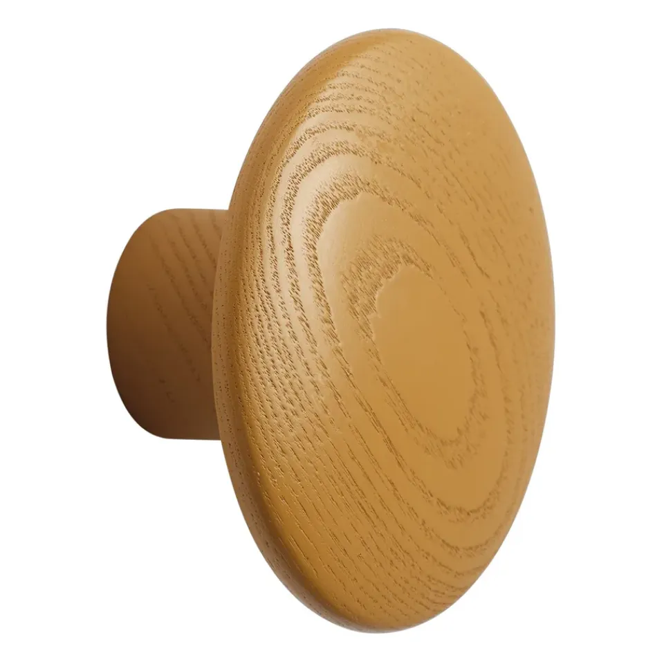 Muuto Koukut & Vaateripustimet^Dots wood -koukku burnt orange, Ø 9 cm