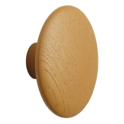 Muuto Koukut & Vaateripustimet^Dots wood -koukku burnt orange, Ø 13 cm