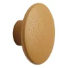 Muuto Koukut & Vaateripustimet^Dots wood -koukku burnt orange, Ø 6,5 cm