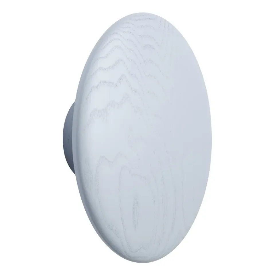 Muuto Koukut & Vaateripustimet^Dots wood -koukku light blue, Ø 17 cm