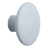 Muuto Koukut & Vaateripustimet^Dots wood -koukku light blue, Ø 9 cm