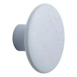 Muuto Koukut & Vaateripustimet^Dots wood -koukku light blue, Ø 9 cm