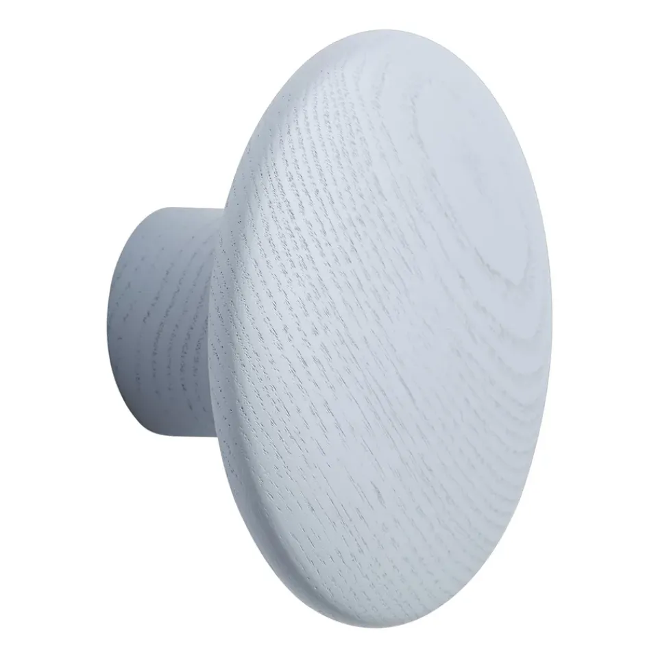 Muuto Koukut & Vaateripustimet^Dots wood -koukku light blue, Ø 9 cm