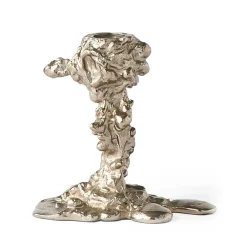 POLSPOTTEN Kynttilänjalat & Kyntteliköt^Drip kynttilänjalka S 14 cm, Hopea