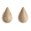 Normann Copenhagen Koukut & Vaateripustimet^Dropit nupit 2 kpl, puu pieni