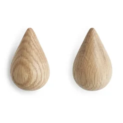 Normann Copenhagen Koukut & Vaateripustimet^Dropit nupit 2 kpl, puu pieni