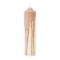 Ferm Living Kynttilät^Dryp kynttilä, Beige, 20 cm