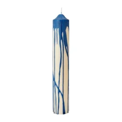 Ferm Living Kynttilät^Dryp kynttilä, Deep Blue, 30 cm