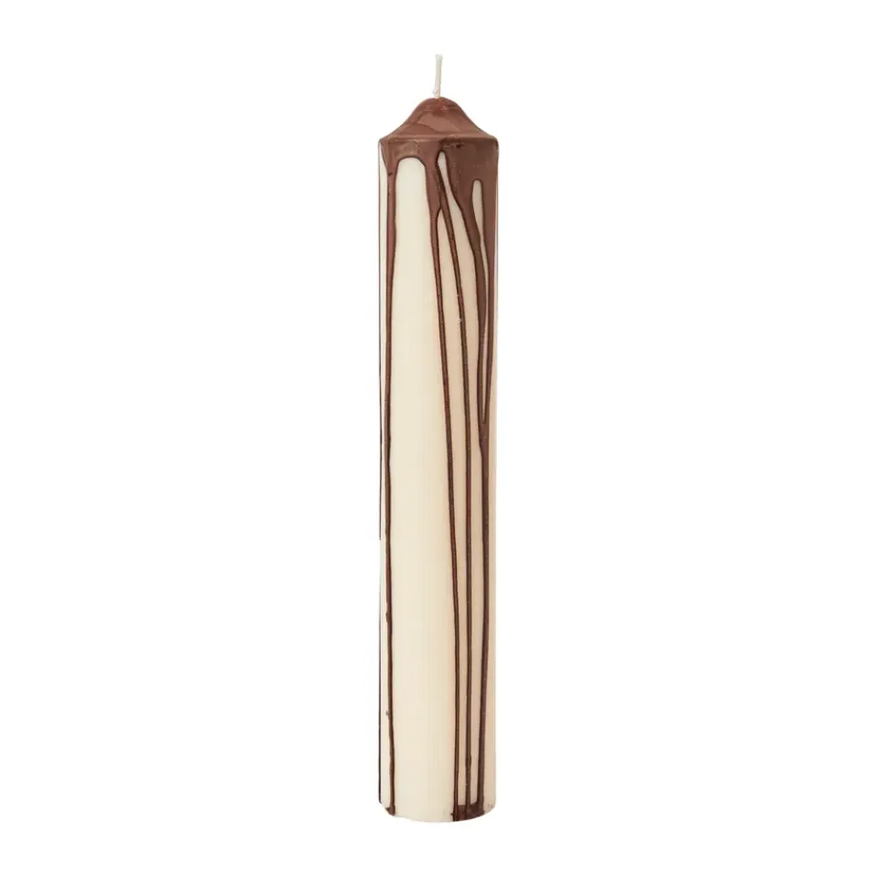 Ferm Living Kynttilät^Dryp kynttilä, Tumma suklaa, 30 cm