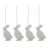 Cooee Design Pääsiäiskoristeet^Easter Deco -jänis pääsiäiskoriste 4-pakkaus, Hiekka
