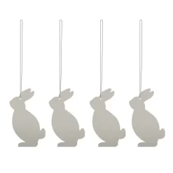 Cooee Design Pääsiäiskoristeet^Easter Deco -jänis pääsiäiskoriste 4-pakkaus, Hiekka