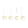 Cooee Design Pääsiäiskoristeet^Easter Deco -lintu pääsiäiskoriste 4-pakkaus, Light yellow