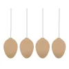 Cooee Design Pääsiäiskoristeet^Easter Deco -muna pääsiäiskoriste 4-pakkaus, Cafe au lait