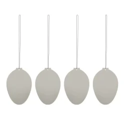 Cooee Design Pääsiäiskoristeet^Easter Deco -muna pääsiäiskoriste 4-pakkaus, Hiekka