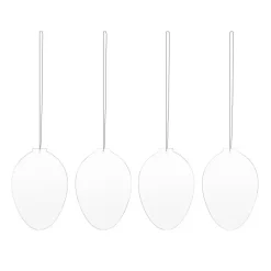 Cooee Design Pääsiäiskoristeet^Easter Deco -muna pääsiäiskoriste 4-pakkaus, White