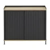 Muuto Senkit & Sivupöydät^Enfold Sideboard 100x45x85 cm, Laquered oak-anthracite black