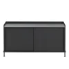 Muuto Tv-Tasot & Mediakalusteet|Senkit & Sivupöydät^Enfold sivupöytä, matala 125x45x63 cm, musta, musta