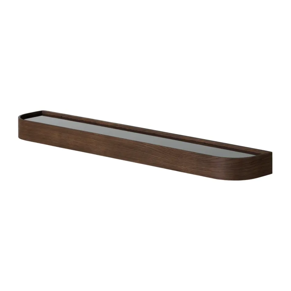 Audo Copenhagen Hyllyt & Hyllyjärjestelmät^Epoch hylly koukuilla 118 cm, Dark stained oak-black