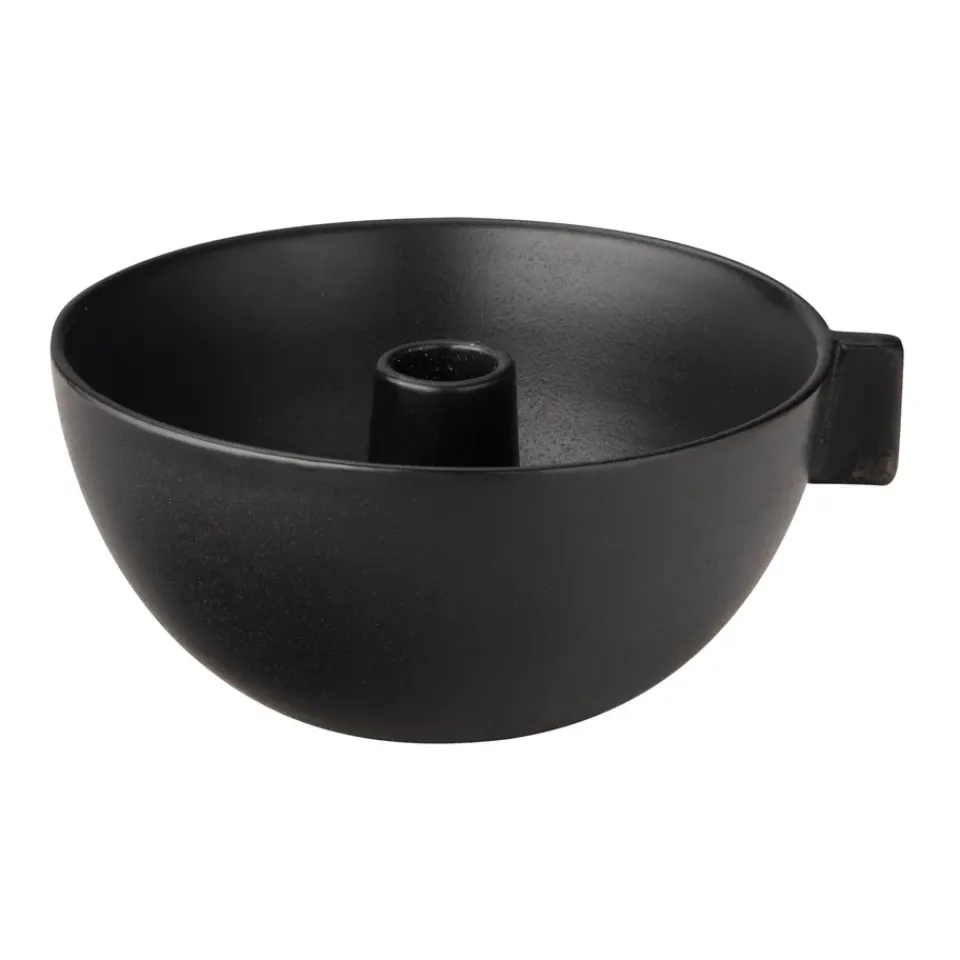 ERNST Kynttilänjalat & Kyntteliköt^kynttiläkulho, Ø 17 cm, Musta