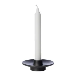 ERNST Kynttilänjalat & Kyntteliköt^kynttilänjalka alumiini Ø12 cm, Musta