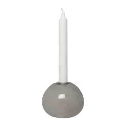 ERNST Kynttilänjalat & Kyntteliköt^kynttilänjalka lasi Ø11 cm, Harmaa