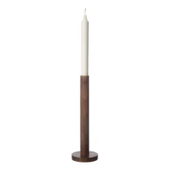 ERNST Kynttilänjalat & Kyntteliköt^kynttilänjalka, puuta 25 cm, Tummanruskea