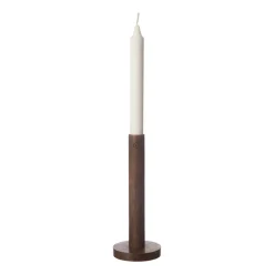 ERNST Kynttilänjalat & Kyntteliköt^kynttilänjalka, puuta 20 cm, Tummanruskea